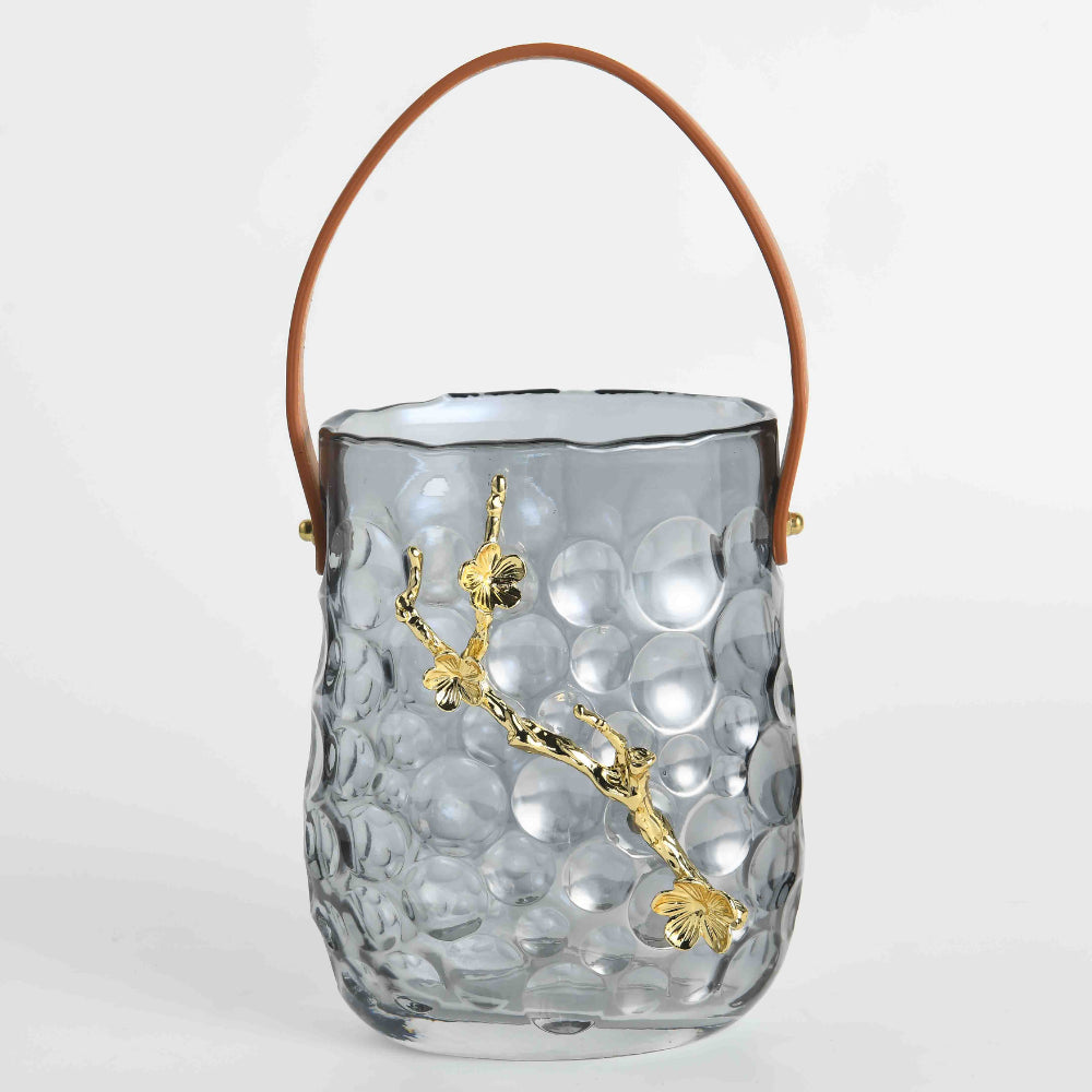 Decorative Glass Vase with Handle