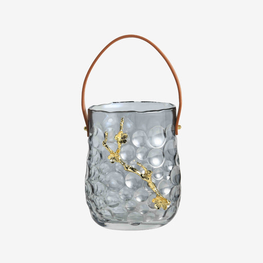 Decorative Glass Vase with Handle