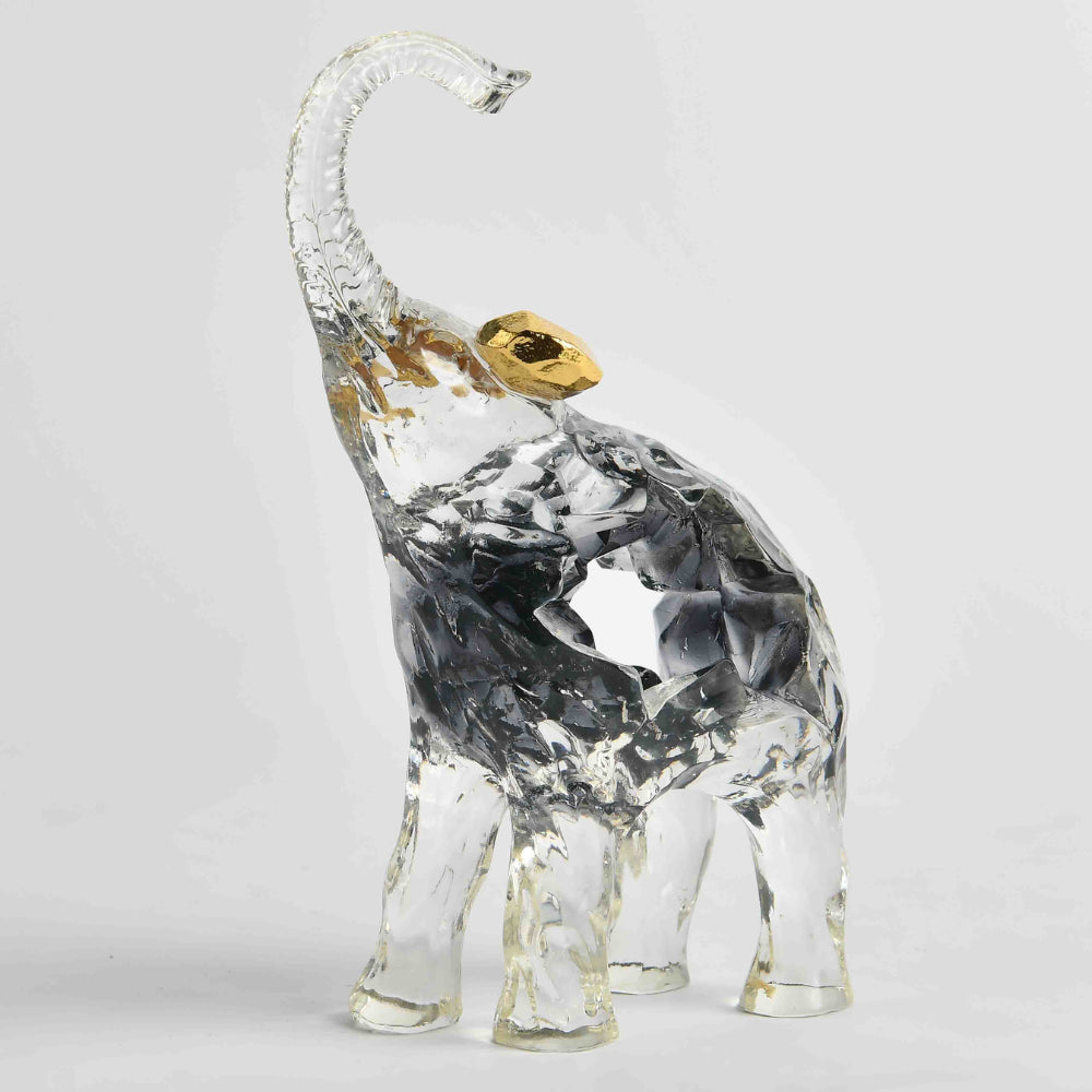 Elephant Sculpture Resin Luxury Decor
