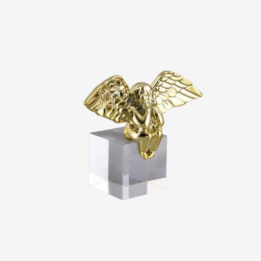 Golden Cherub Sculpture
