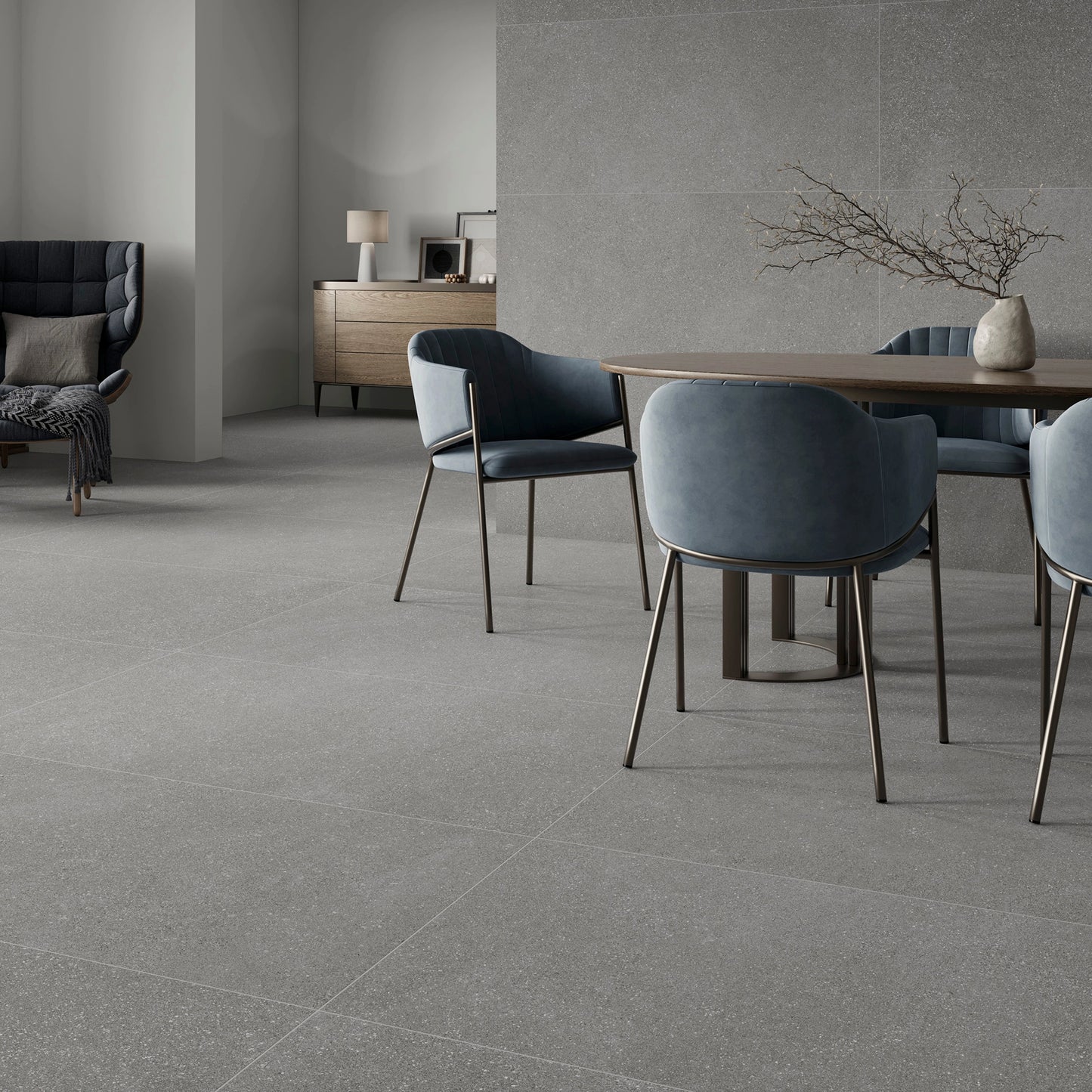 STN Spain Floor Tiles Glover Grey Matt