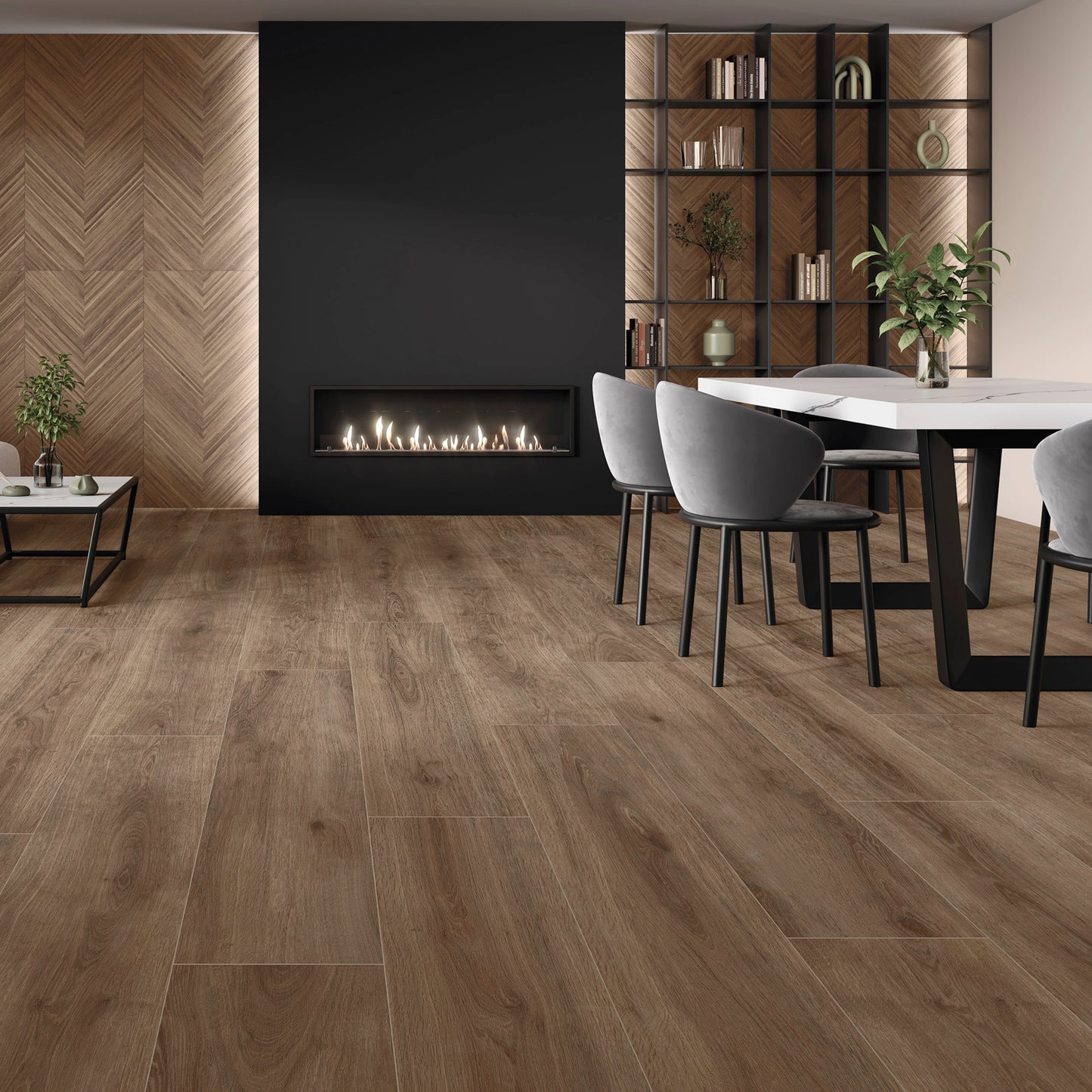 STN Spain Floor Tiles Meridiana Nogal Matt