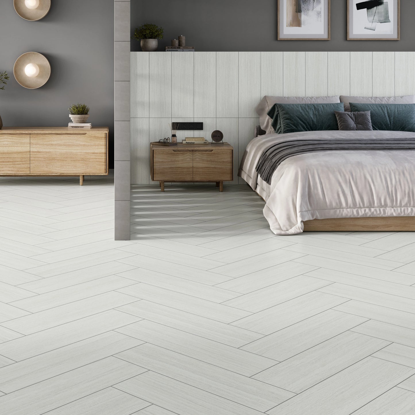 STN Spain Floor Tiles Kyndal Bianco Matt