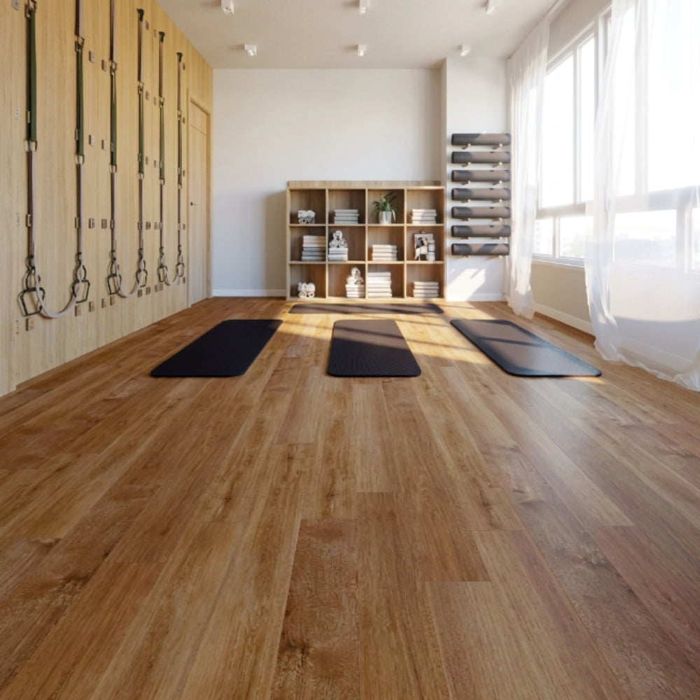 SPC Flooring Straight Planks – Hickory Brown | 1220x181x5.0mm