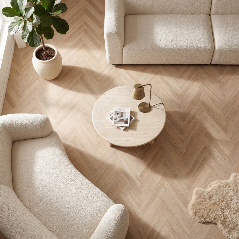 LVT Flooring Herringbone – Khaki | 620x127x4.0mm