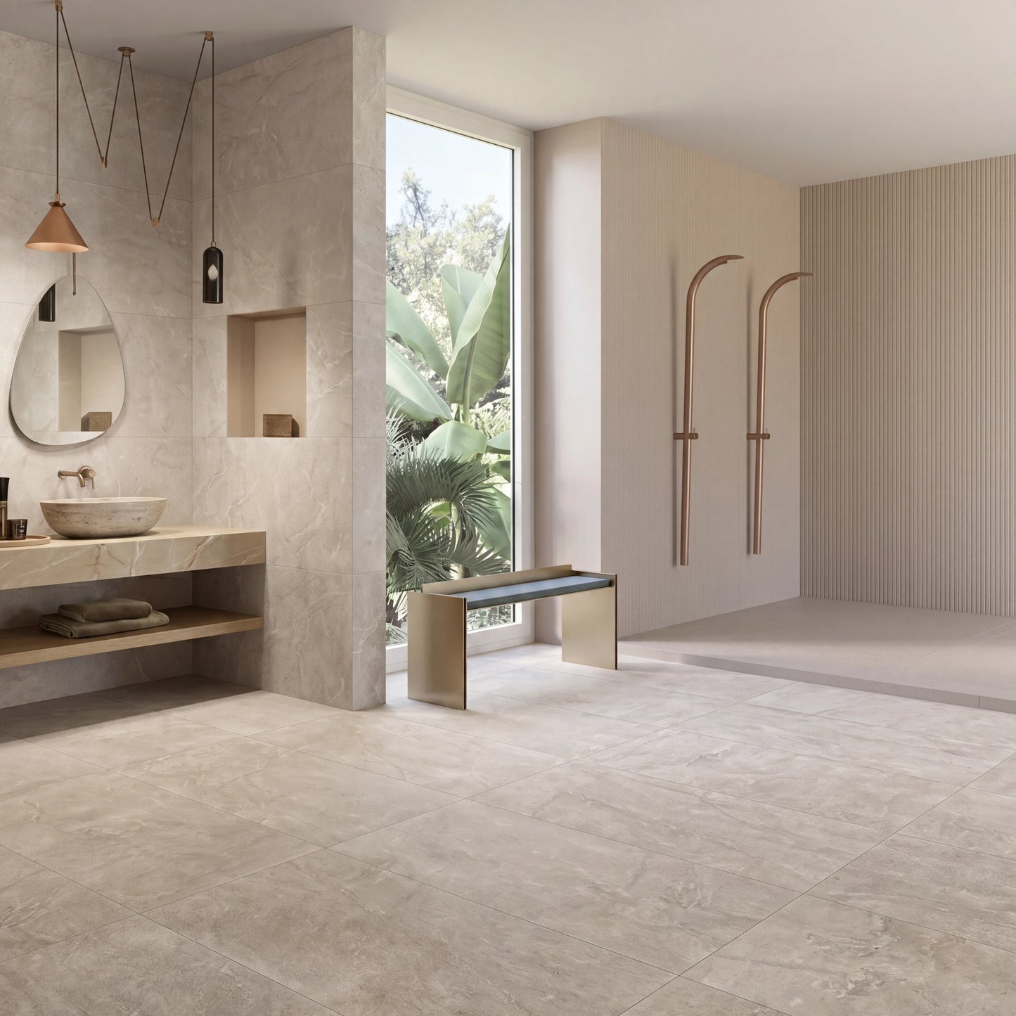 Italy Floor Tiles Keope Percorsi Frame Imperiale Walnut
