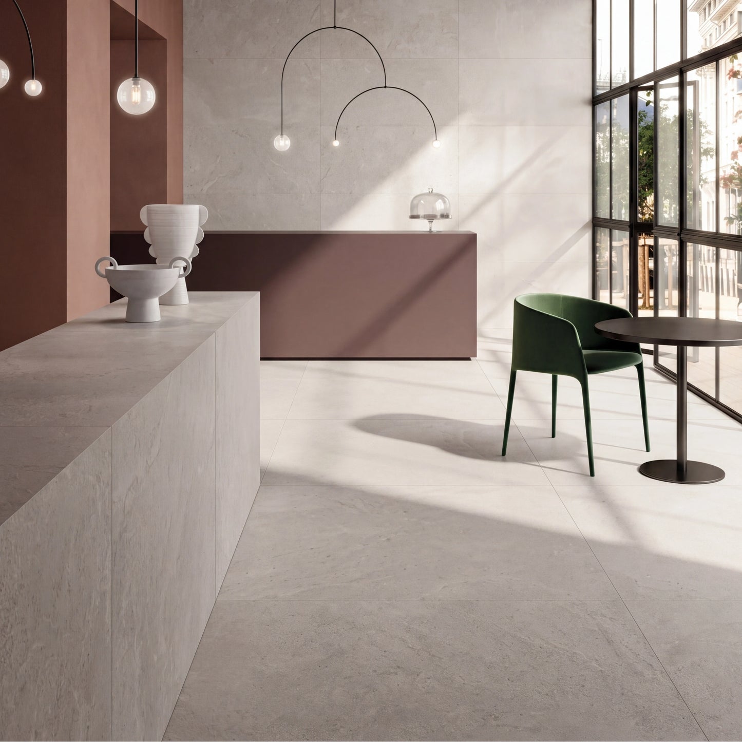 Italy Floor Tiles Keope Brystone White Natural
