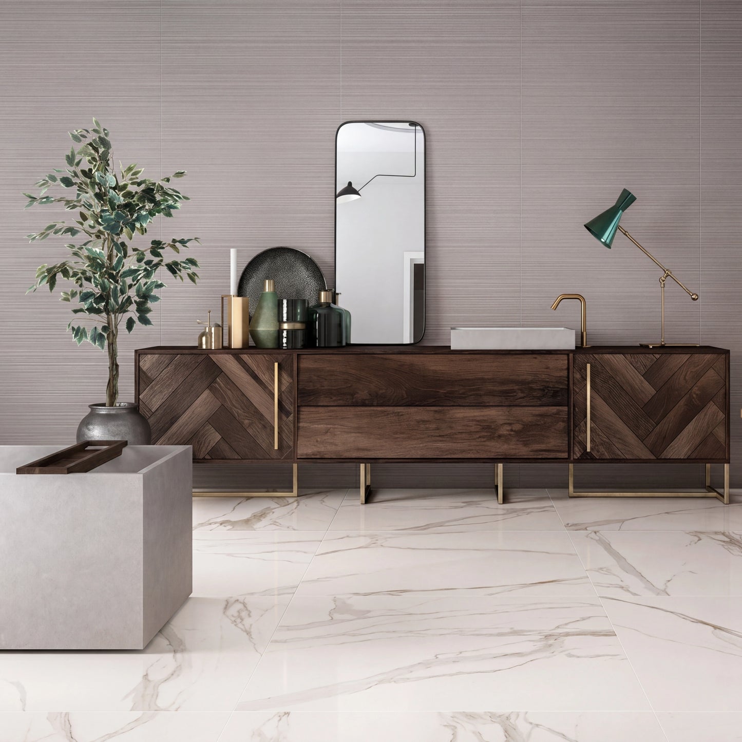 Italy Slabs Keope Element Lux Calacatta Gold Silky