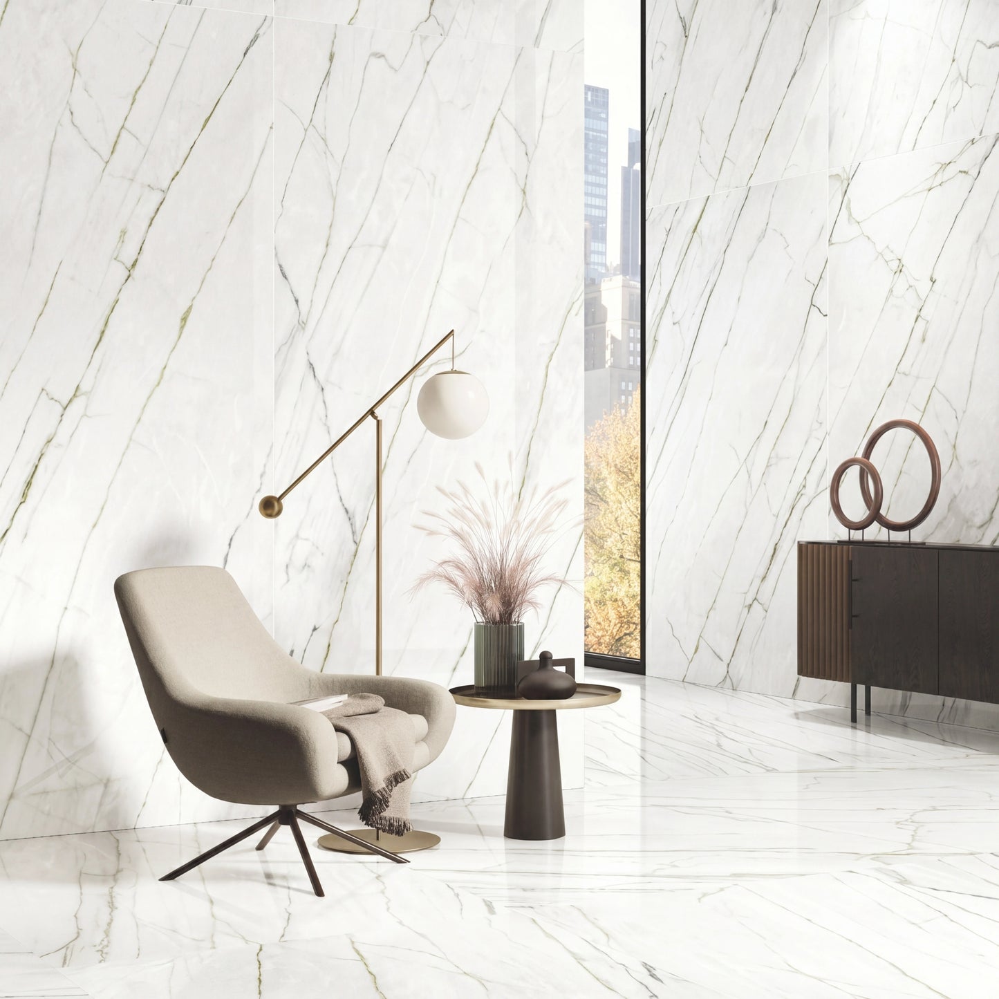 Italy Slabs Keope Element Lux Calacatta Verde