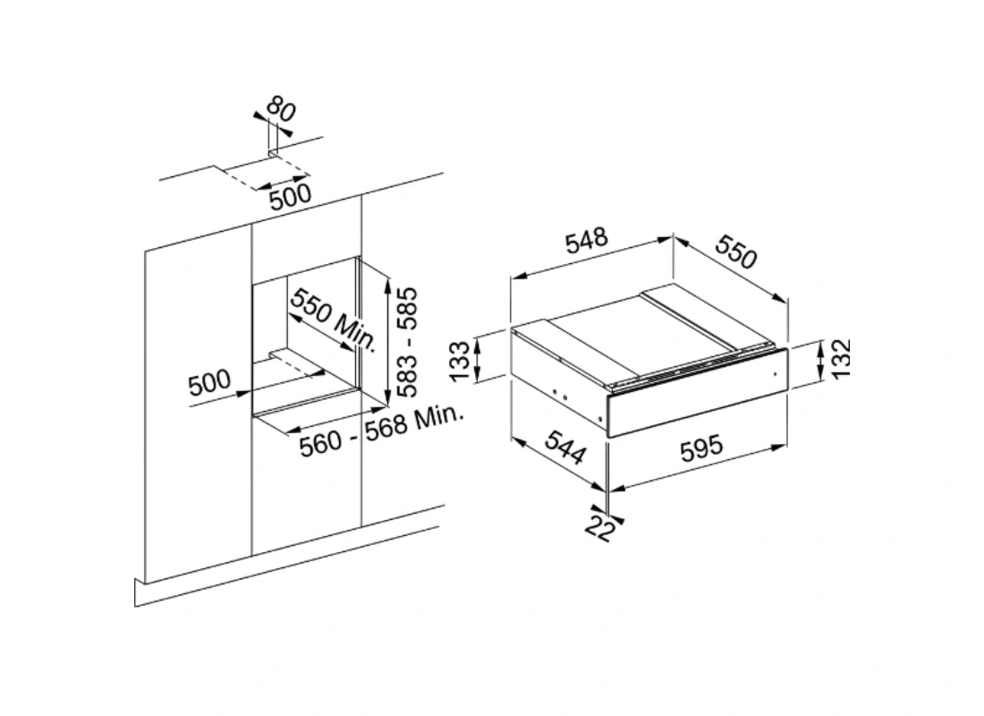 Warming Drawer FMY 14 DRW XS
