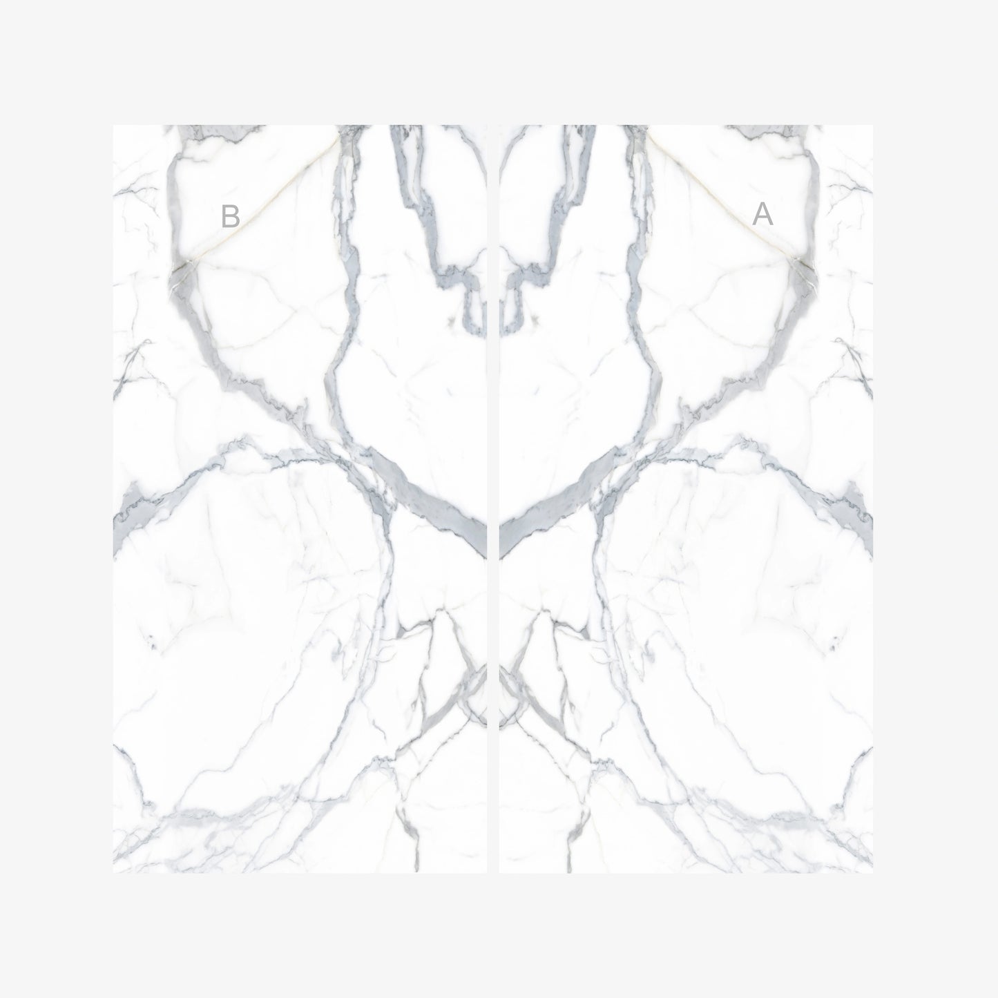 Spain Slab Techlam Kalos Bianco Polished Book Match