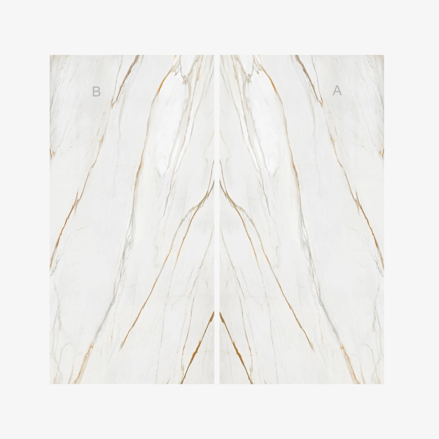 Spain Slab Techlam Macchia Gold Polished Book Match