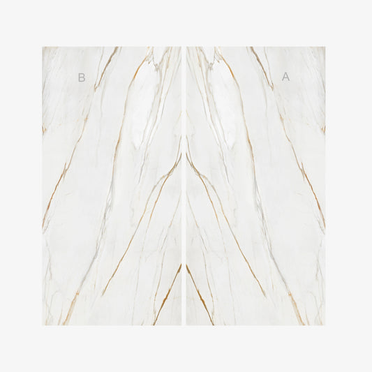 Spain Slab Techlam Macchia Gold Polished Book Match