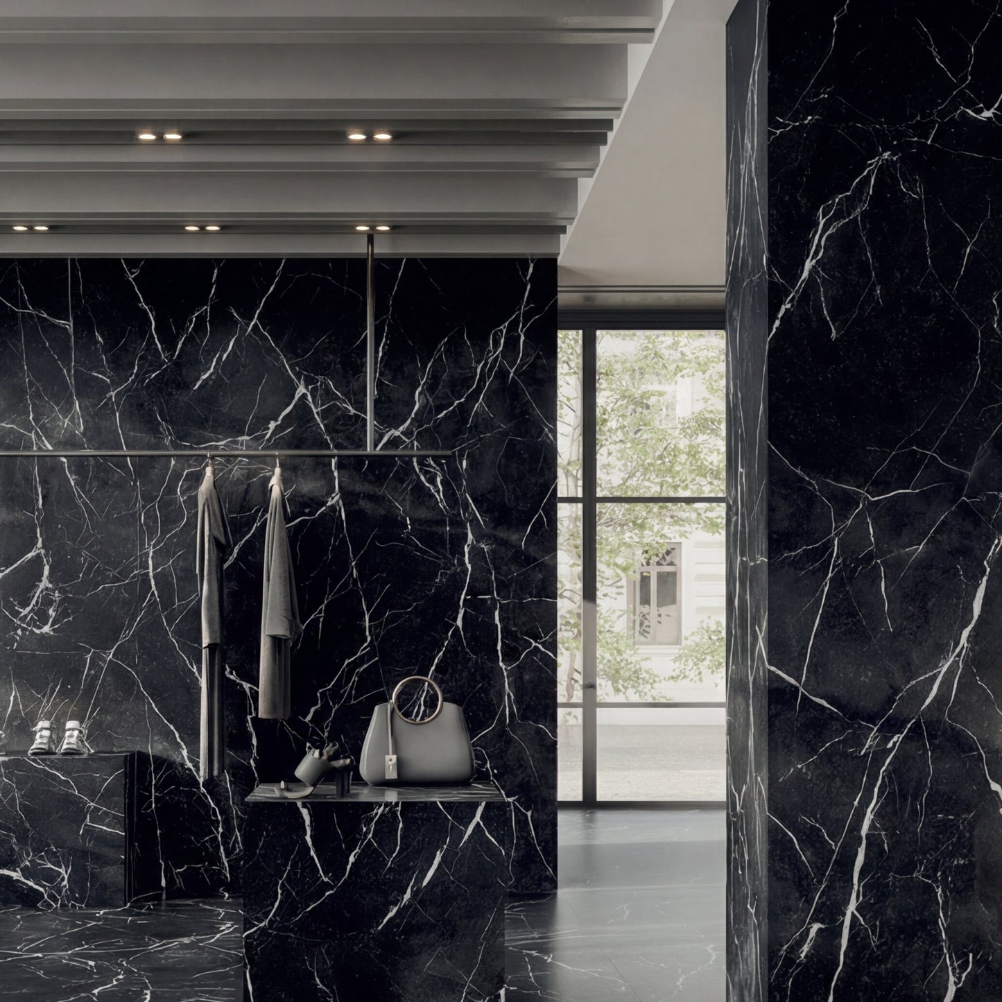Italy Slabs Vero Nero Marquina Face A (ASX)