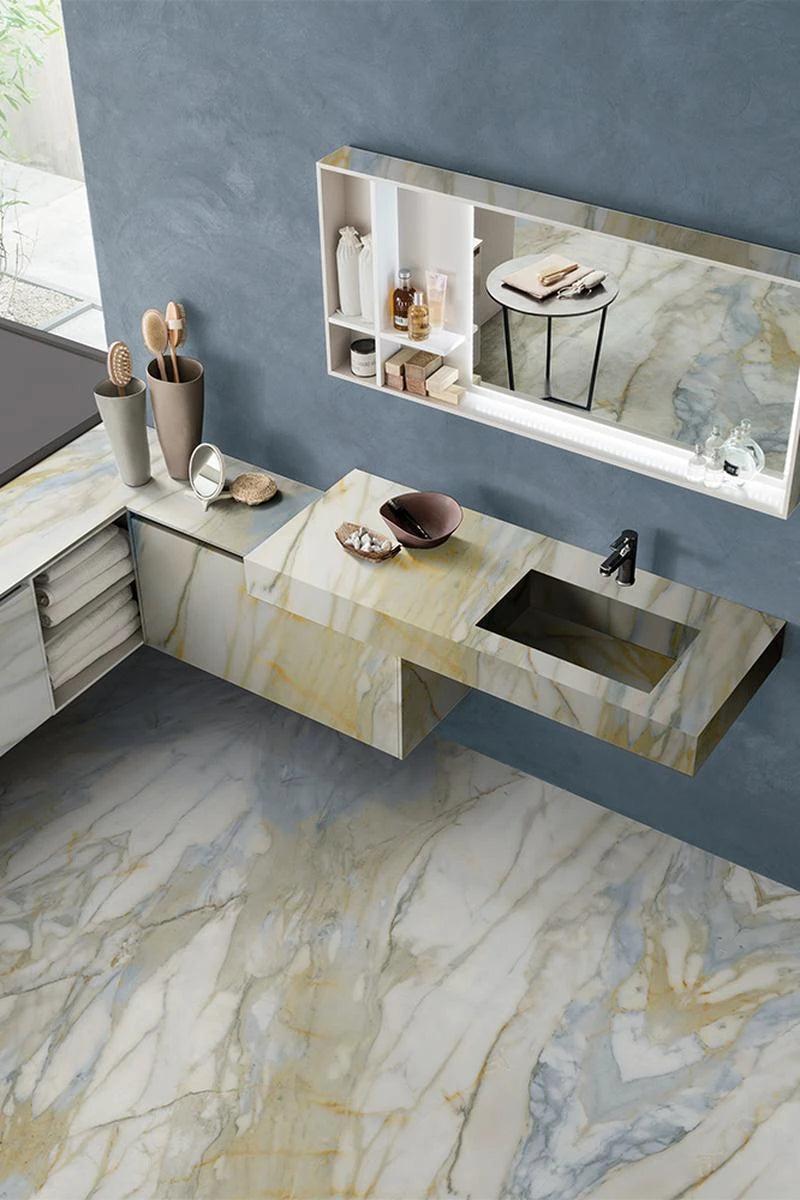 Italy Slabs Vero Macchia Vecchia Azzurra Book Match Polished