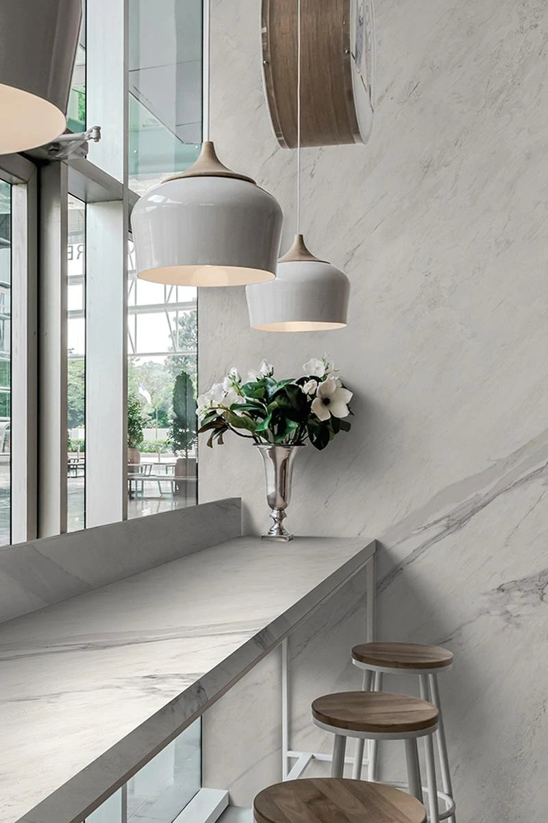 Italy Slabs Vero Calacatta White Book Match Polished