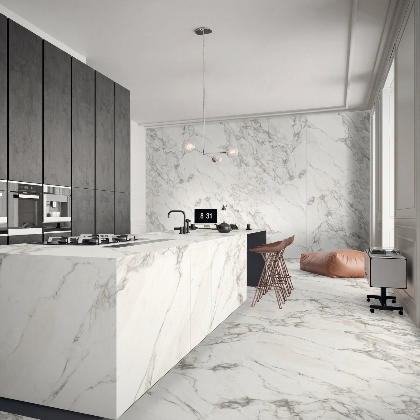 Italy Slabs Vero Arabescato Visio Bookmatch Polished