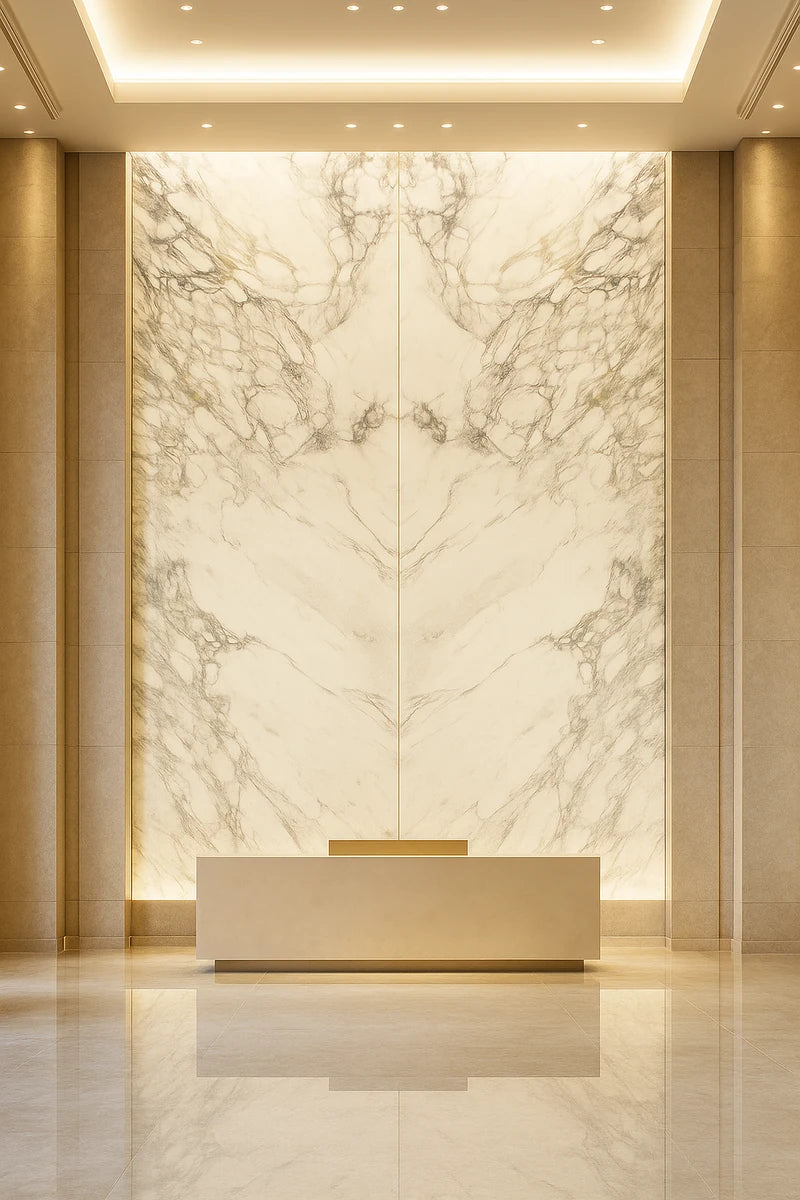 Italy Slabs Vero Arabescato Visio Bookmatch Polished