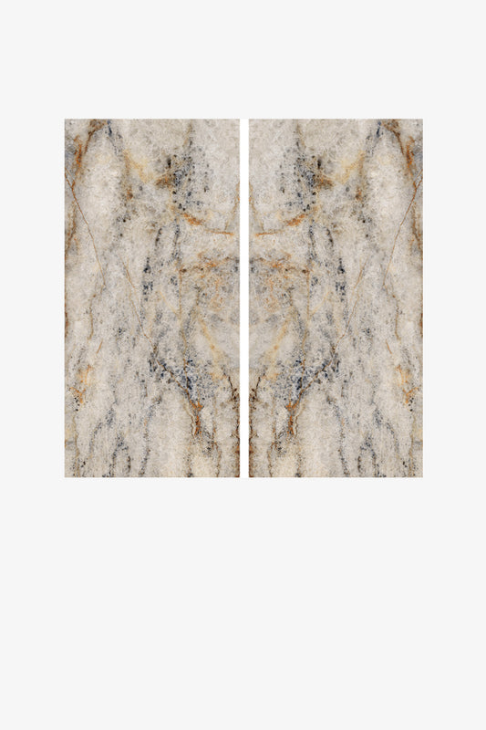 Italy Slabs Vero Quarzo Avorio Bookmatch Polished