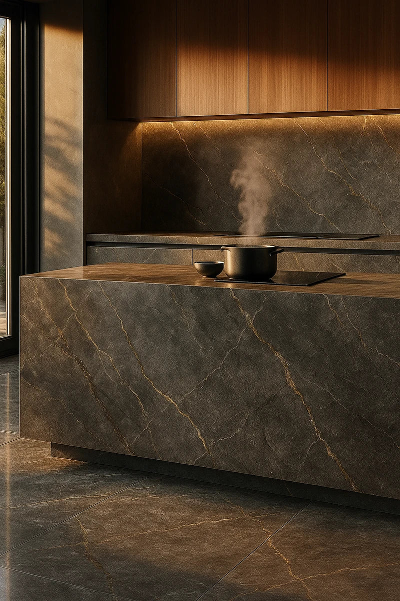 Italy Slabs Vero Fior Di Bosco Bookmatch Face B