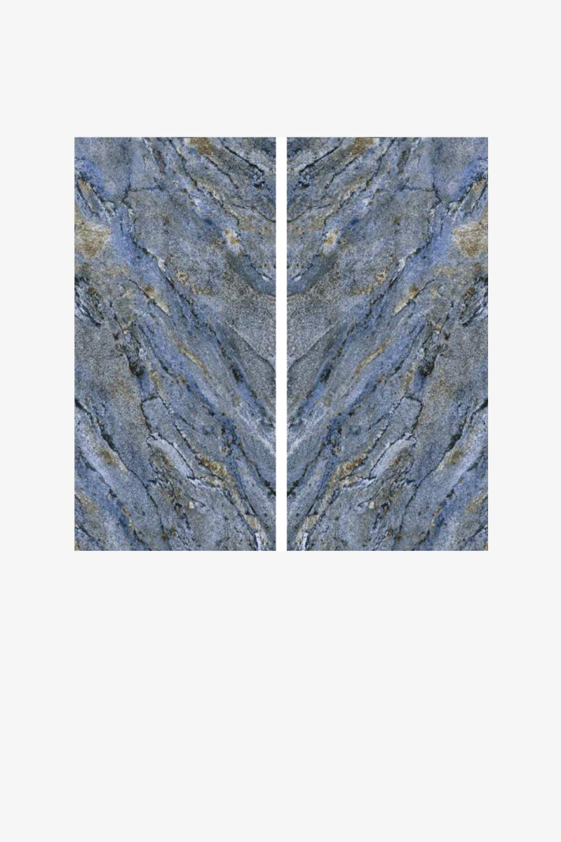 Italy Slabs Vero Azul Bahia Bookmatch Polished