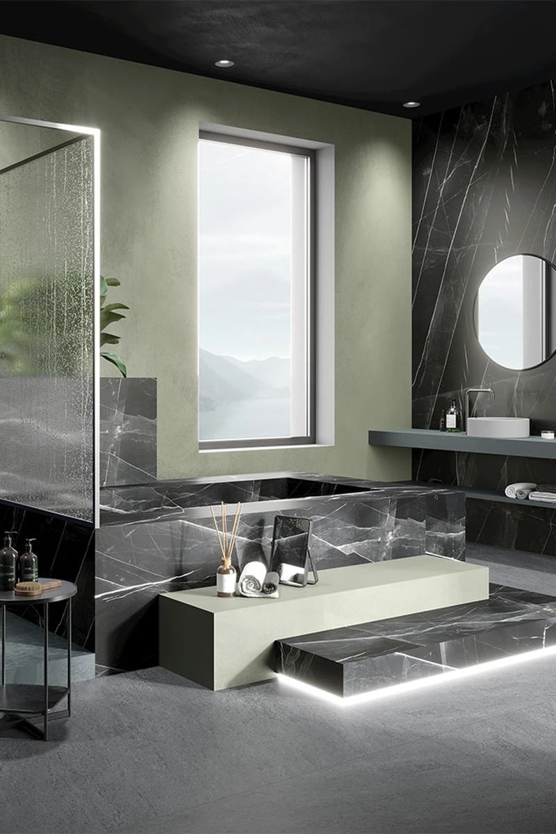 Italy Slabs Vero Black Diamond Bookmatch Polished