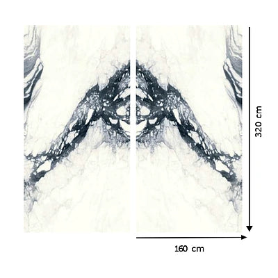 Italy Slabs Vero Extreme Bookmatch Polished