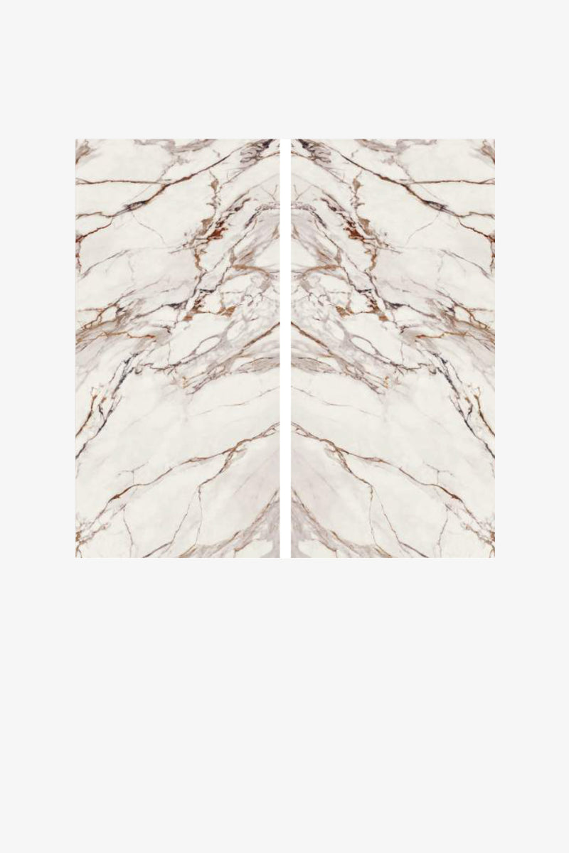 Italy Slabs Vero Light Red Calacatta Bookmatch Polished