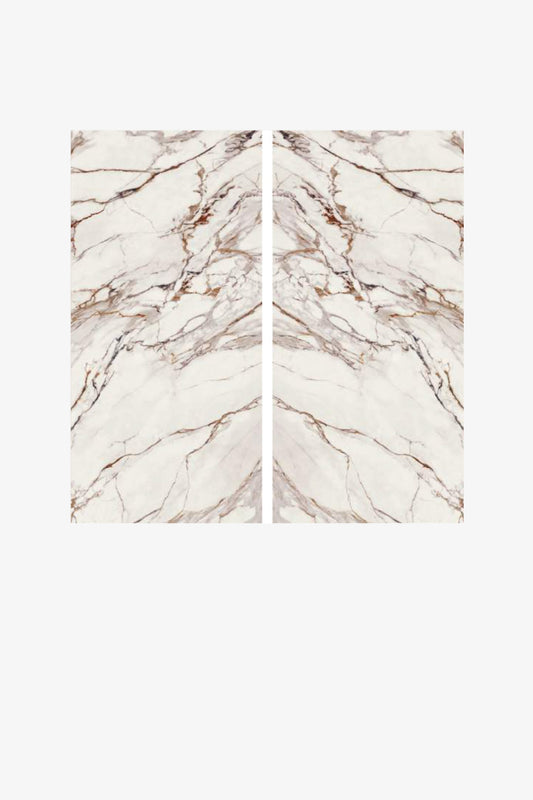 Italy Slabs Vero Light Red Calacatta Bookmatch Polished