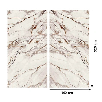 Italy Slabs Vero Light Red Calacatta Bookmatch Polished