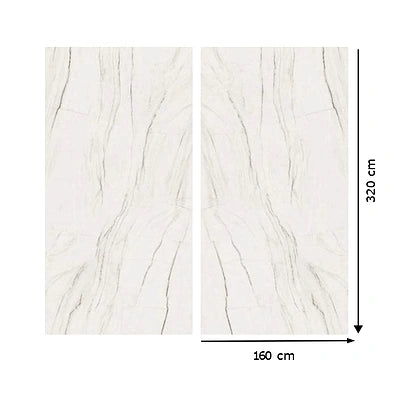 Italy Slabs Vero Monte Bianco Bookmatch Polished