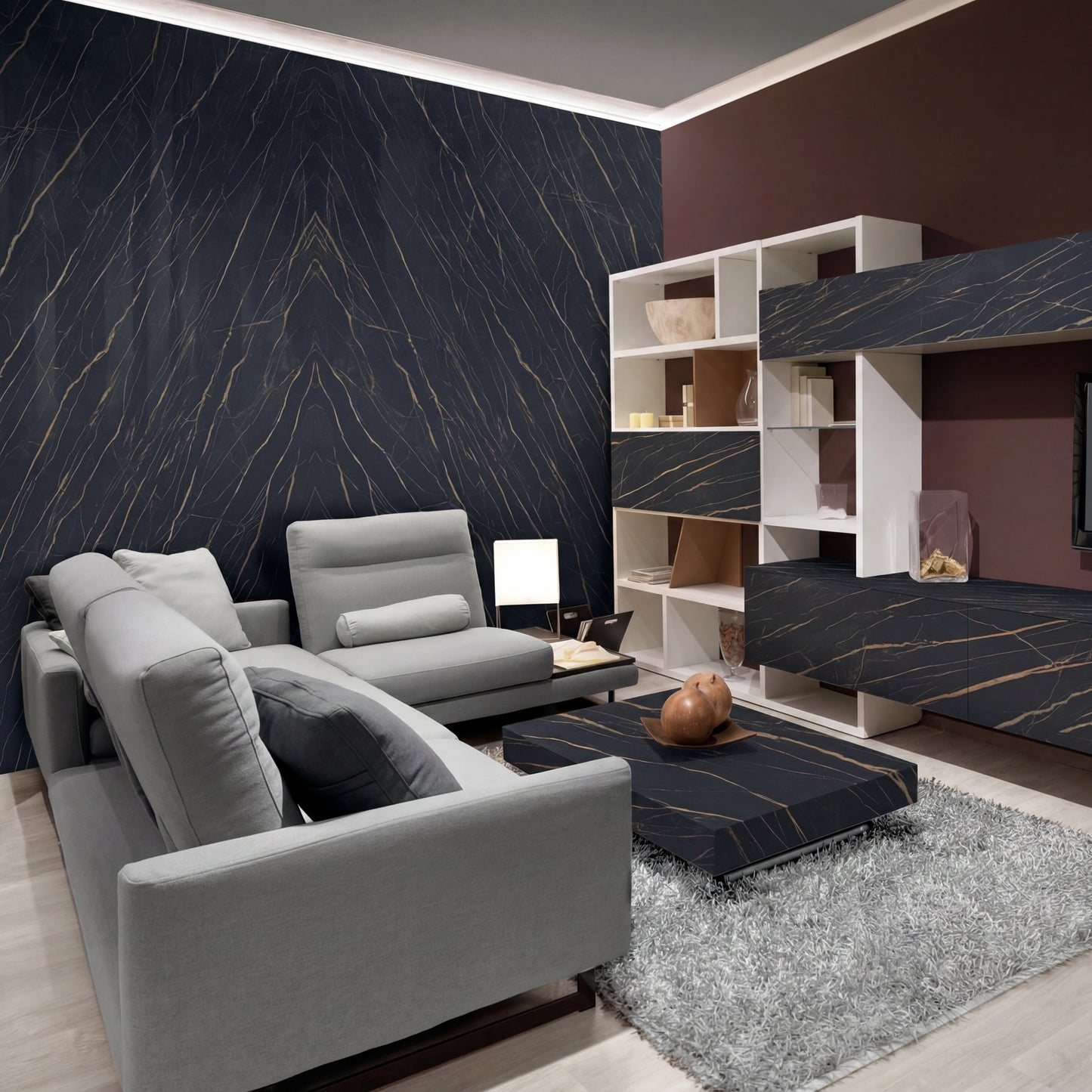 Italy Slabs Vero Portoro Natural Matt