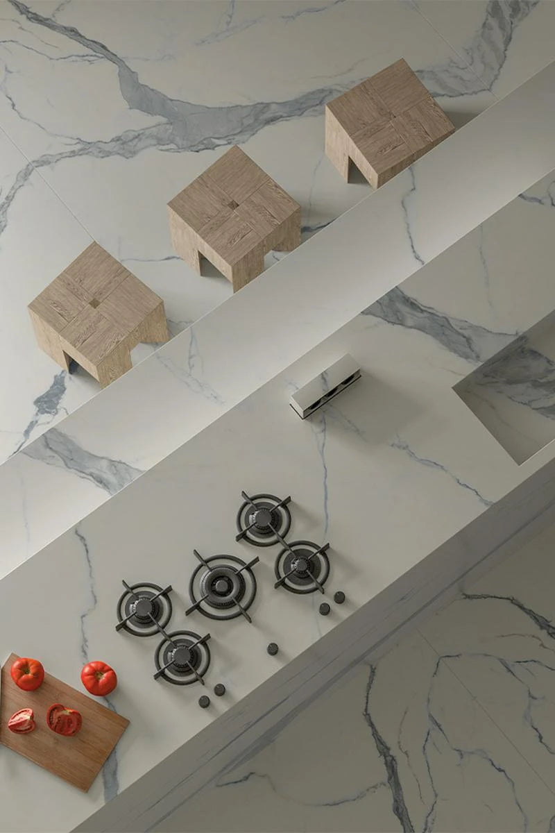 Italy Slabs Vero White Statuario Bookmatch Polished