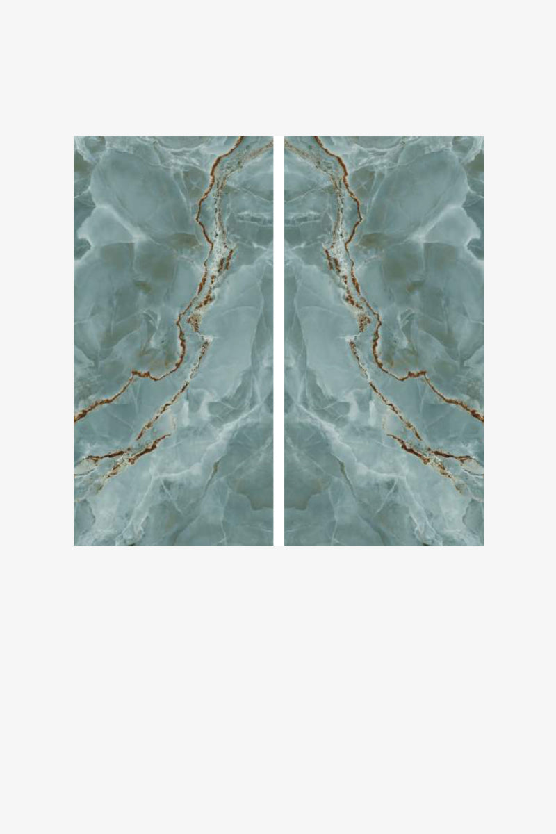 Italy Slabs Vero Onice Smeraldo Bookmatch Polished