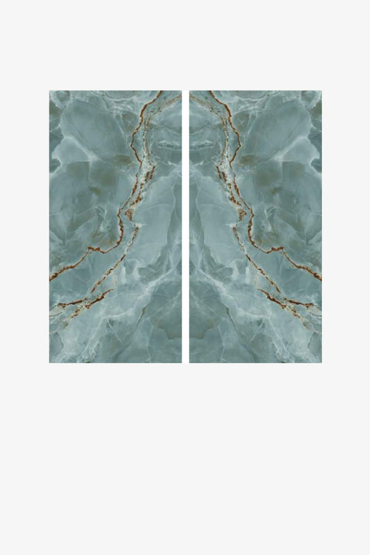 Italy Slabs Vero Onice Smeraldo Bookmatch Polished