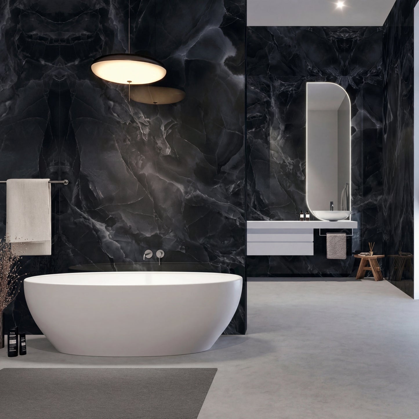 Italy Slabs Vero Onice Nero Bookmatch Polished