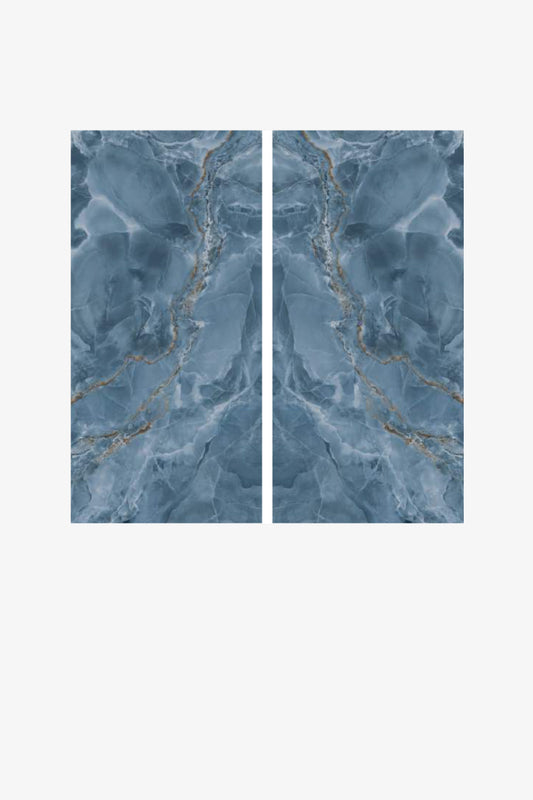 ITALY SLABS ONICE COBALTO BOOKMATCH - Casa Milano