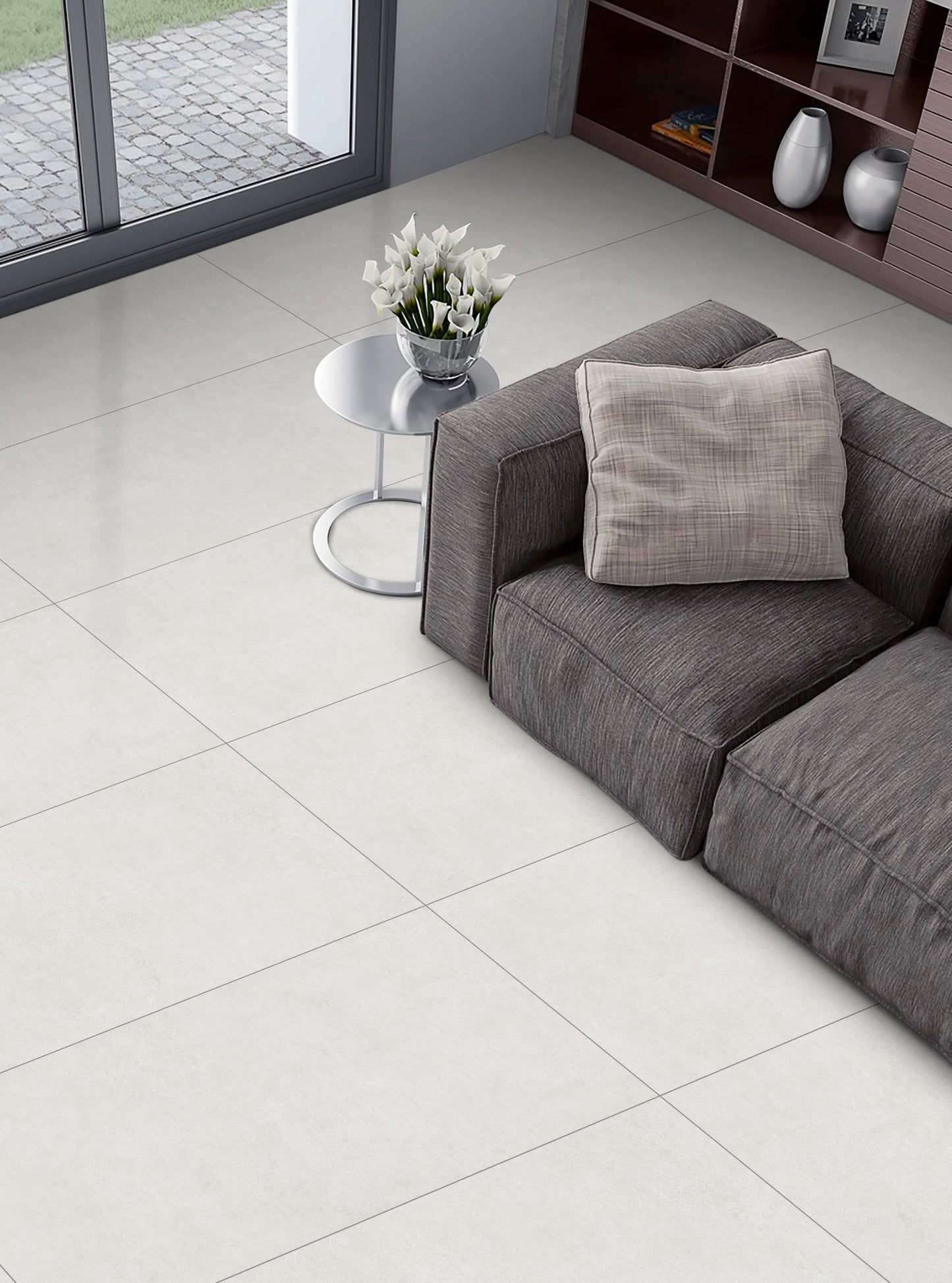 Indian Floor Tiles Vero Enya Bianco Matt