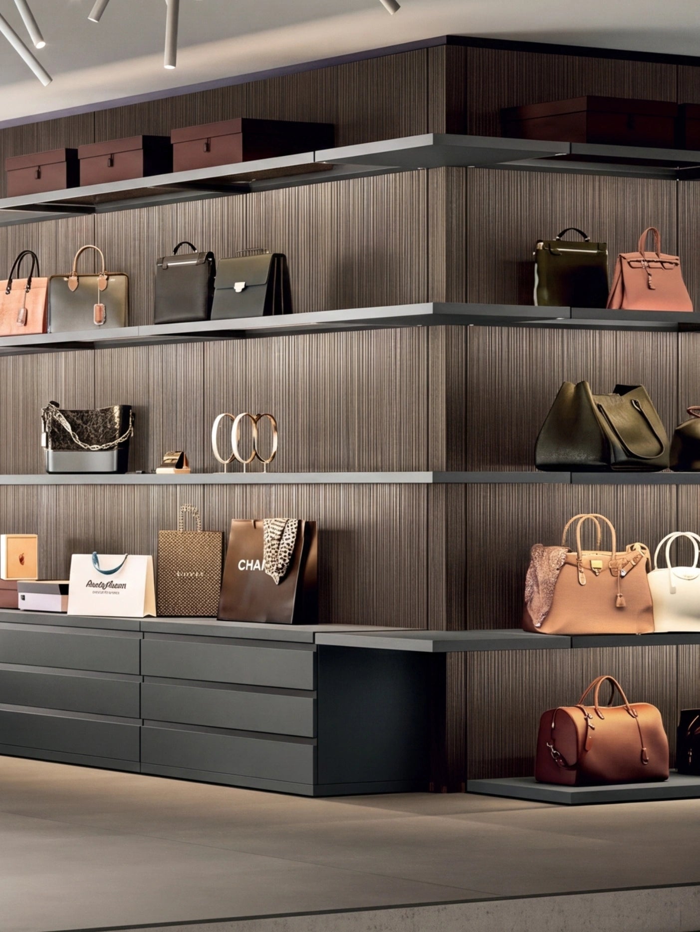 Rack Cabins Gemini Walk-In Closet in Boutique Version G227