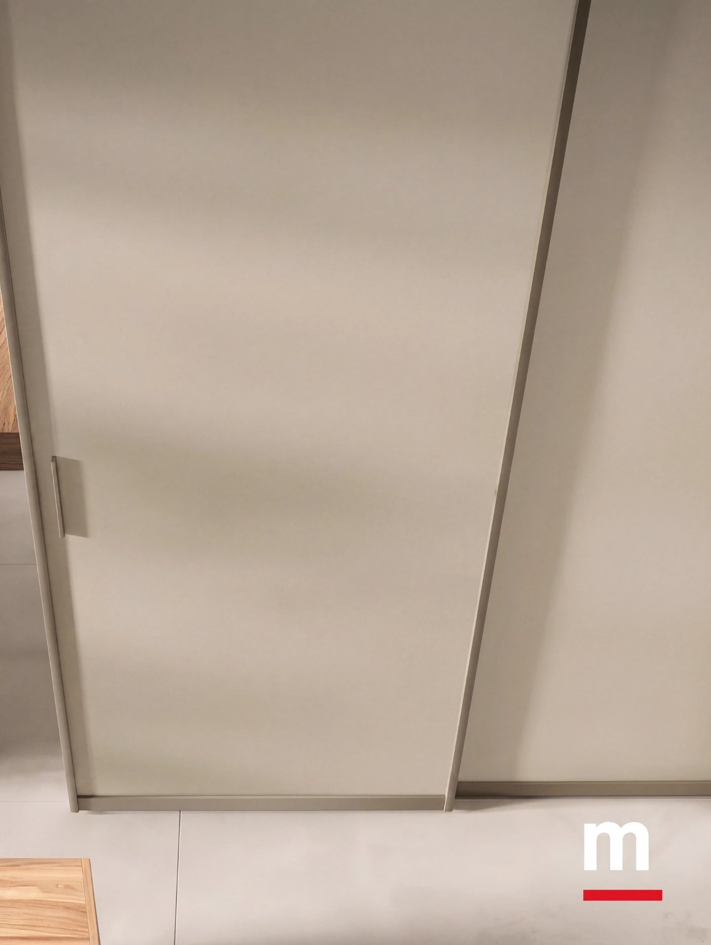 Portal With Lacquered Sliding Doors With Ceiling Rails P626