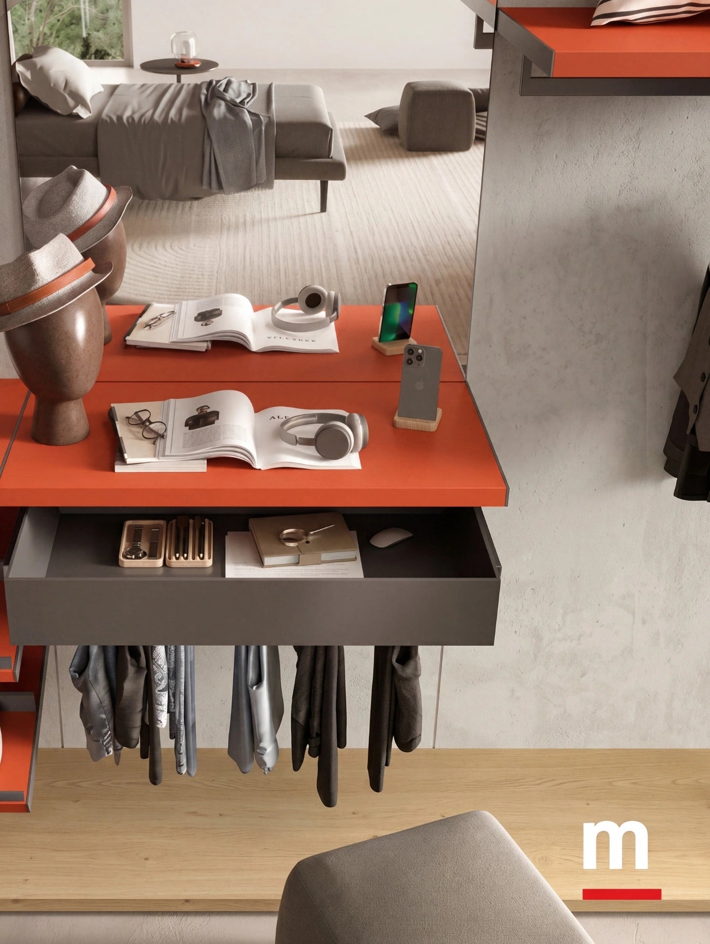 Rack Cabins Gemini Corner Attic Walk-In Closet G226