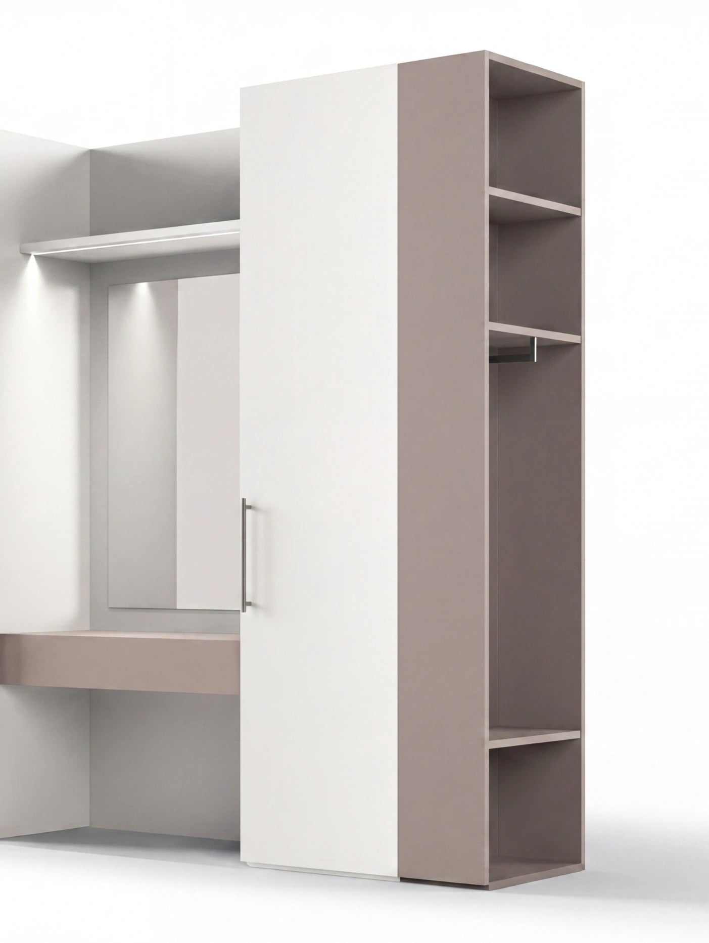 Utility Wardrobe With Hinged Doors Libeccio U452