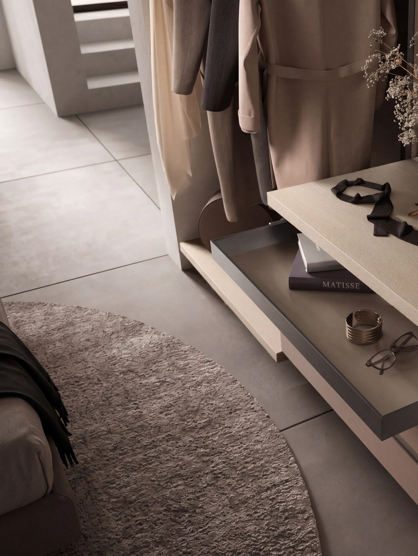 Wall Mounted Cabins Walk-In Wardrobe Orion Linear O421