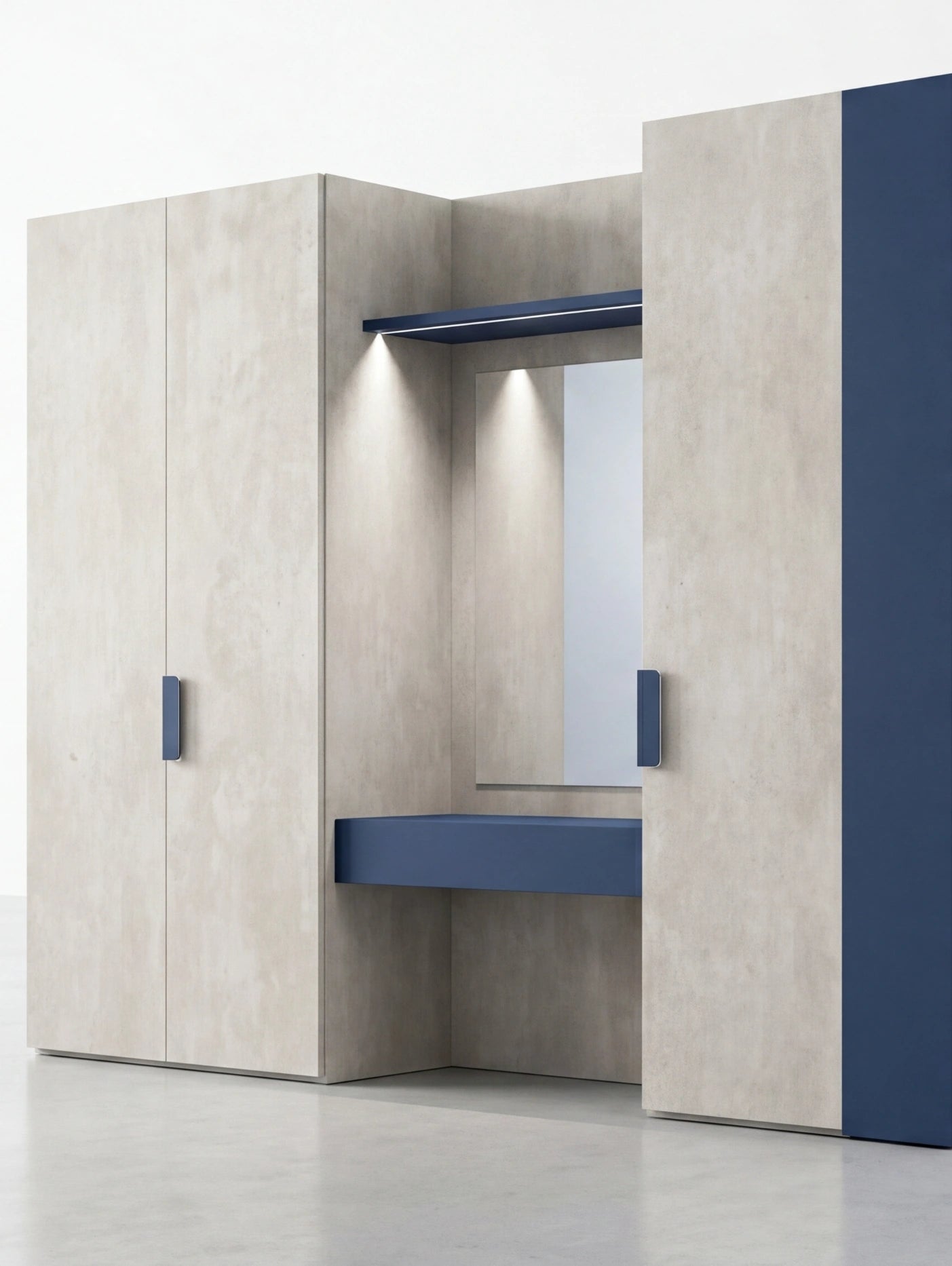 Utility Wardrobe with Hinged Doors Libeccio U453