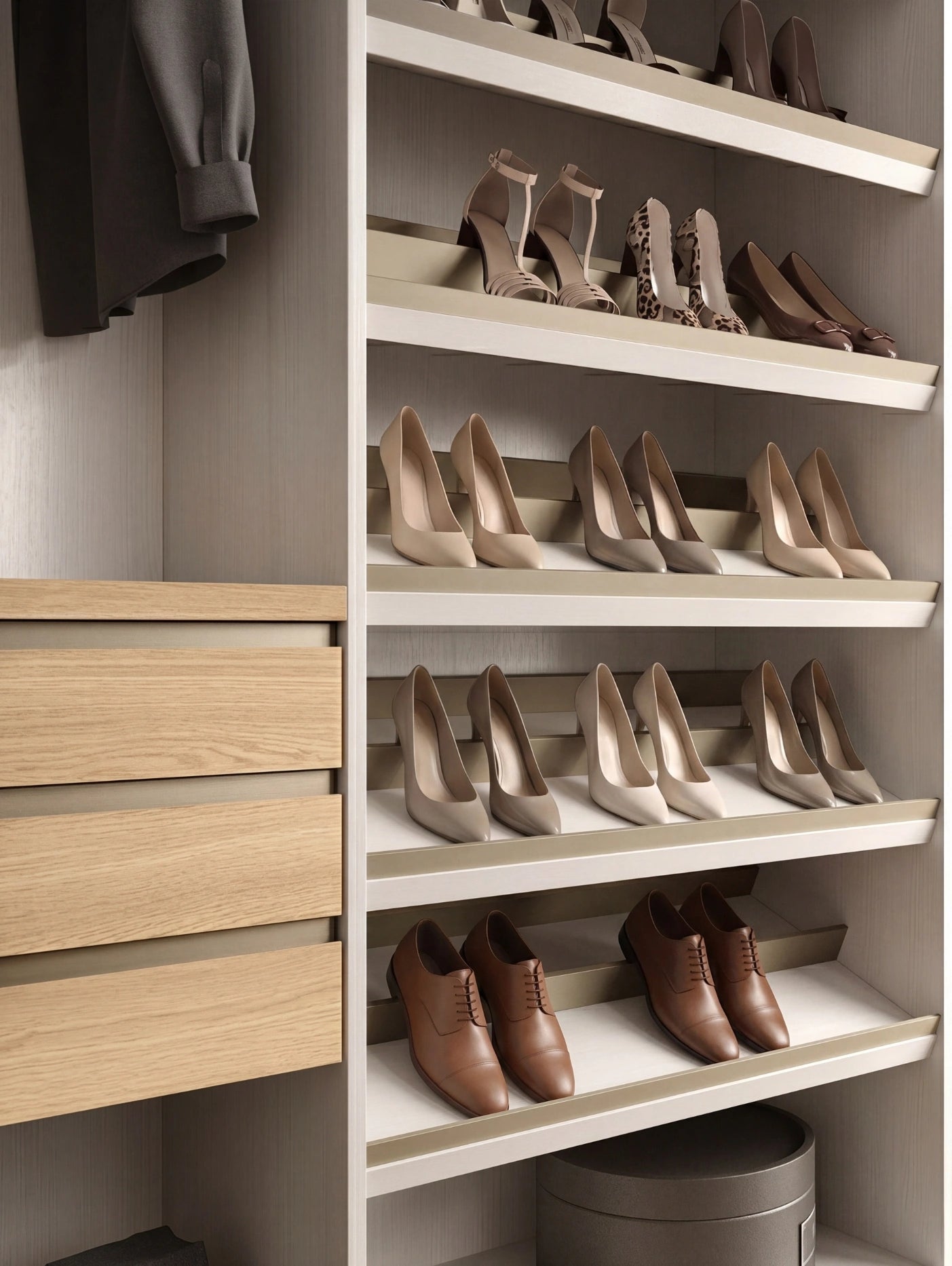 Modular Cabins Taurus Corner Walk-In Wardrobe T524