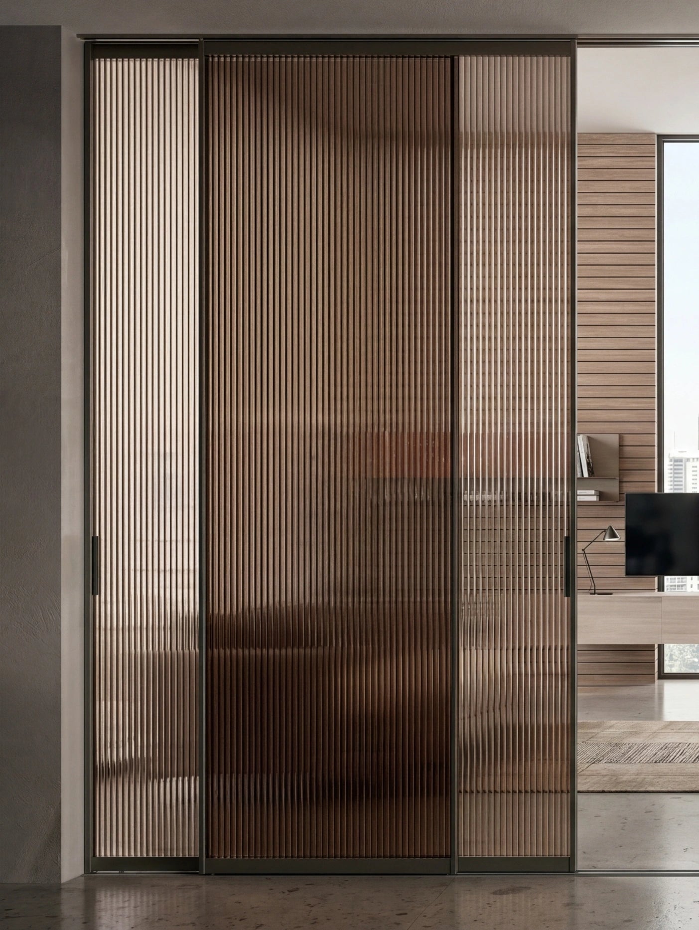 Portals Sliding Door Portal with Recessed Ceiling Track P624