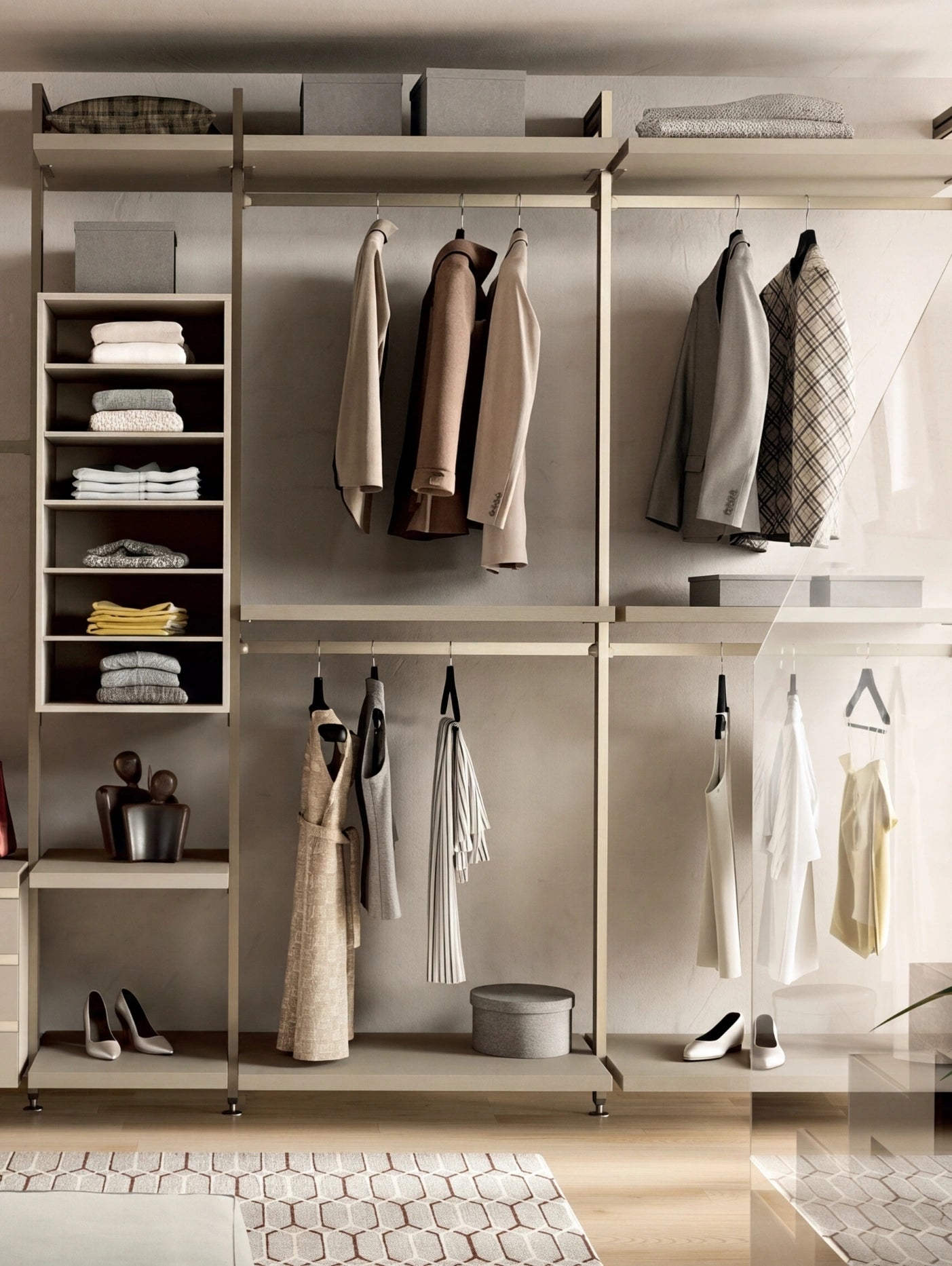 Cabin With Masts Virgo Linear Walk-In Closet V324