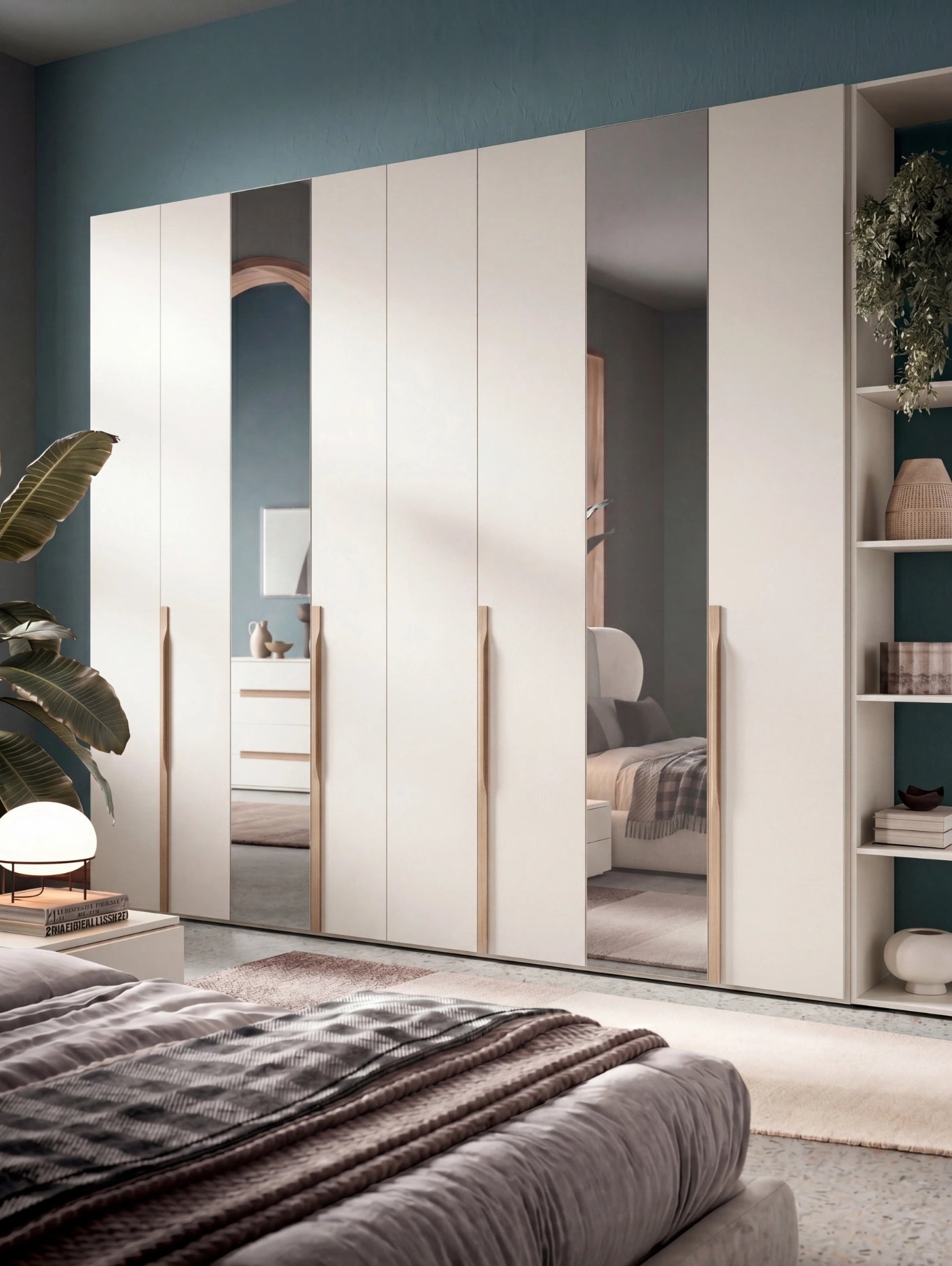Libeccio Wardrobe with Hinged Doors B358