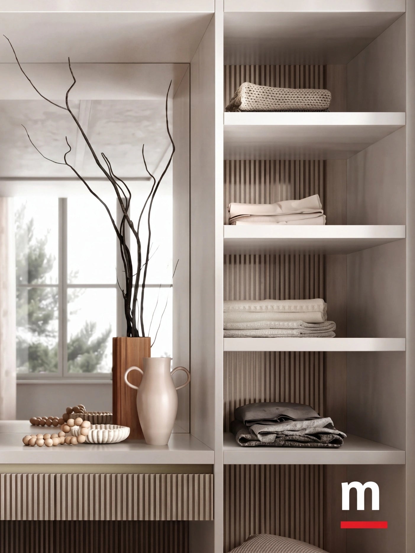 Modular Cabins Taurus Walk-In Wardrobe With Island T521