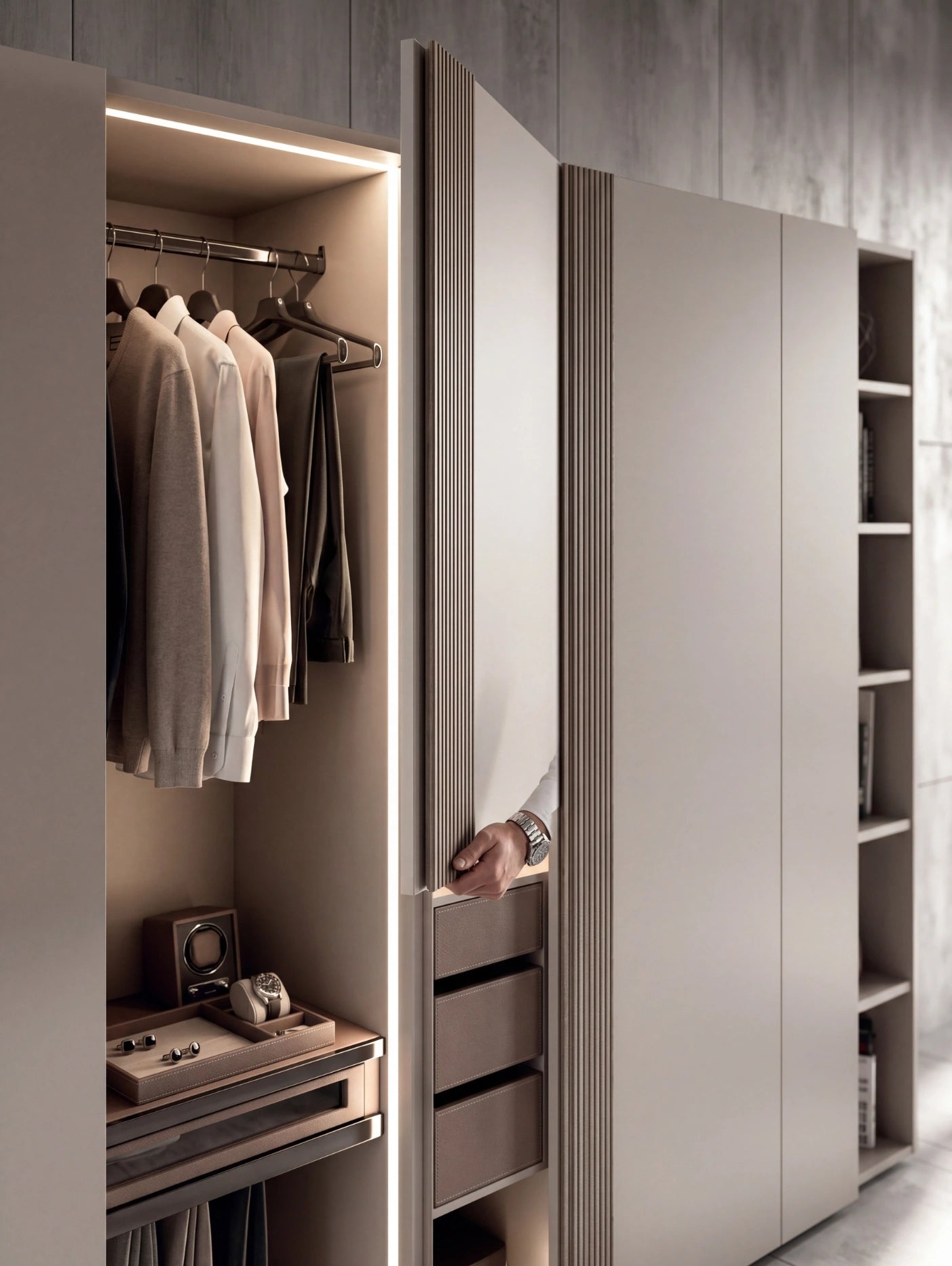Bora Wardrobe with Hinged Doors B365